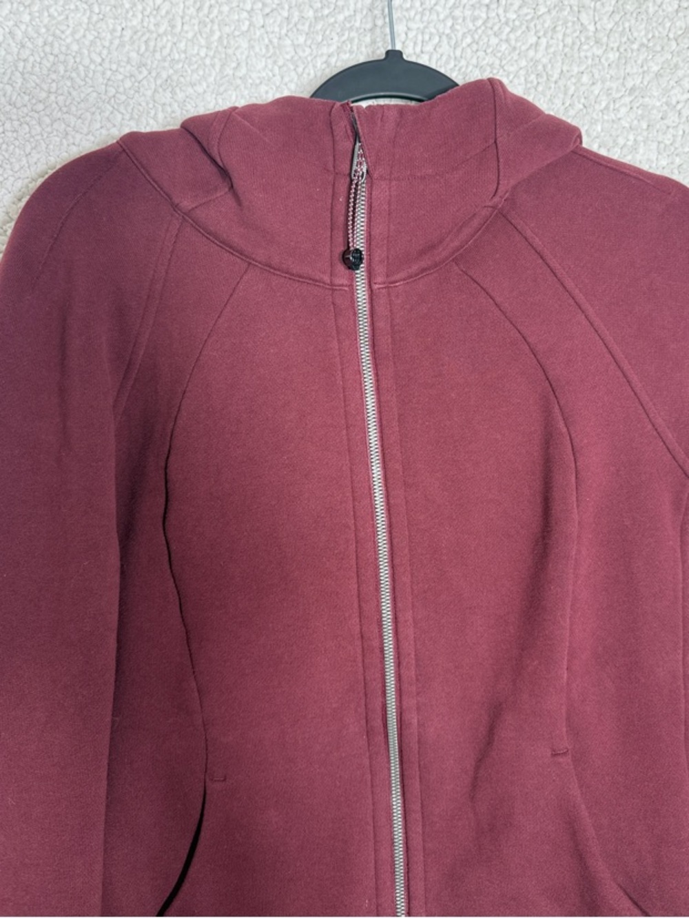 Lululemon Scuba Hoodie Red Merlot Size 10 – Cozy Classic - Picture 6 of 11
